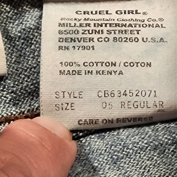 Cruel Girl Jeans*Womens 5x30 Regular *Mid Rise*Medium Wash*Bootcut - Picture 9 of 13